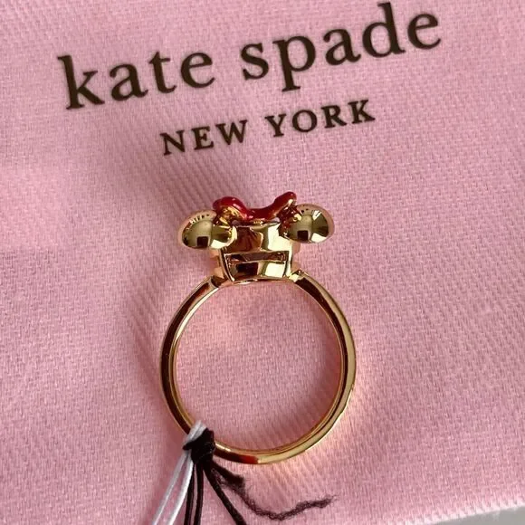 NWT Disney x Kate Spade New York Minnie Ring